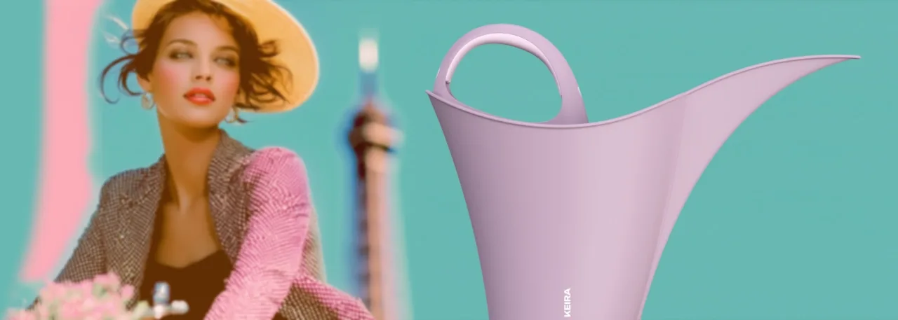 KEIRA watering can in a Paris setting